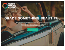 Tablet Screenshot of colorgradingcentral.com